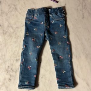 Gap flower jeggings
